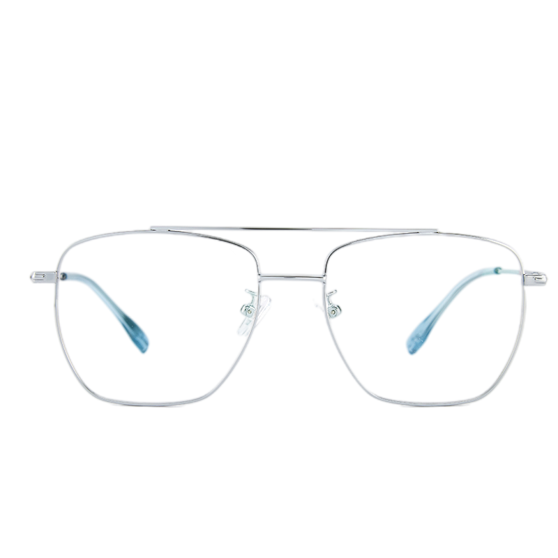 EYEPLAY 目戲 SK2026-C2 银色不锈钢光学眼镜架+1.56折射率 防蓝光镜片