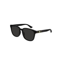 GUCCI 男女同款黑色太阳镜 GG0637SK-001