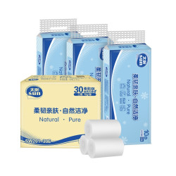 太阳 无芯卷纸 3层70g30卷