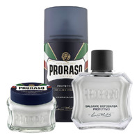 PRORASO 博拉索 修复润肤系列男士护肤套装 (按摩霜100ml+剃须泡沫300ml+须后乳100ml)