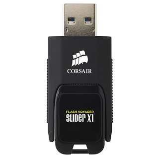 美商海盗船 滑雪者X1 USB 3.0 U盘 黑色 256GB USB