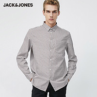 JACK&JONES; 杰克琼斯 219305502 男士纯棉长袖衬衫