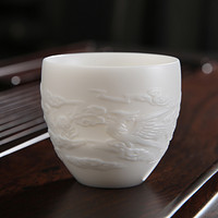 德化白瓷茶杯 5.8x5.4cm 100ml 羊脂玉瓷