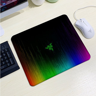 RAZER雷蛇加厚锁边游戏电竞鼠标垫35X30包边电脑办公工厂定制吃鸡 雷蛇*3 240x200mm  4mm