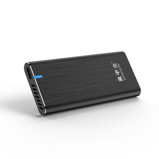 黑甲虫 S系列 S100 USB 3.1 移动固态硬盘 Type-C 128GB 黑色