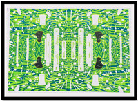 维格列艺术 冀皓天《液体森林》版画 29.7x42cm RISO印刷 装饰画