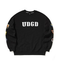 UNDERGARDEN Logo 印花徽章缝饰卫衣
