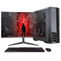 AOC 的卢 916 九代酷睿版 27英寸 家用台式机 黑色 (酷睿i7-9700F、RTX 2060 6G、16GB、512GB SSD、风冷)