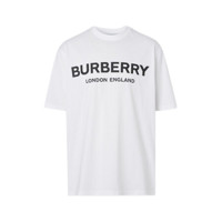 BURBERRY 博柏利 男士圆领短袖T恤 80260171 白色 L