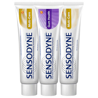 SENSODYNE 舒适达 基础护理系列 牙膏套装 (多效护理+牙龈护理)