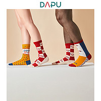 DAPU 大朴 AF0W0201109000 情侣中帮袜套装  3双装