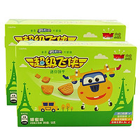 OREO 奥利奥  超级飞侠迷你饼干 蜂蜜味 120g*2盒
