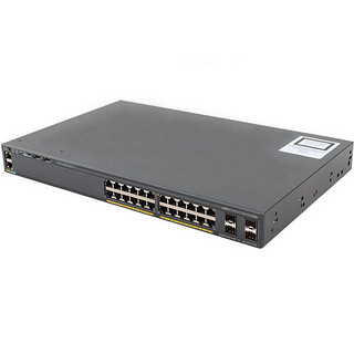 CISCO 思科 WS-C2960X-24PS-L 24口千兆PoE企业级交换机