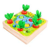 imybao 麦宝创玩 儿童木制磁性钓鱼捉虫拔萝卜玩具