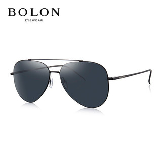 BOLON 暴龙 眼镜 高清偏光驾驶墨镜 男女高级感太阳镜 BL8068D70-暗黑反光