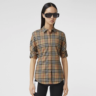 BURBERRY 博柏利 Vintage系列 女士长袖衬衫 80184751 典藏米色 XS
