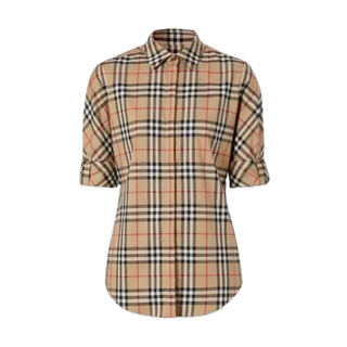 BURBERRY 博柏利 Vintage系列 女士长袖衬衫 80184751 典藏米色 XS