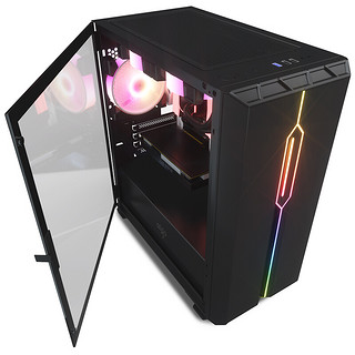 aigo 爱国者 YOGO M3 RGB M ATX机箱 半侧透