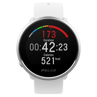 商品polar 博能 ignite 智能手表 38mm 白色 不锈钢表壳 白色 硅胶
