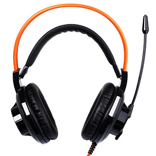 SOMiC 硕美科 G925 耳罩式头戴式降噪有线耳机 黑橙色 3.5mm