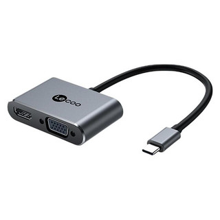 Lecoo Lenovo 联想 Type-C接口 HDMI/VGA转接头 USB-C拓展坞