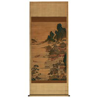 中国嘉德 佚名 长亭送别 112×67cm 绢本