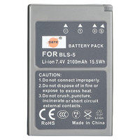 dste 蒂森特 奥林巴斯 BLS-5 锂离子电池 7.4V 2100mAh