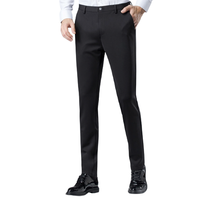 YALU 雅鹿 男士西裤 18651061 黑色 33