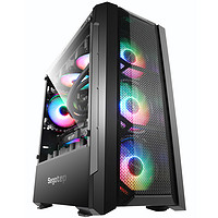 Segotep 鑫谷 图灵N3 RGB MATX机箱 半侧透 黑色