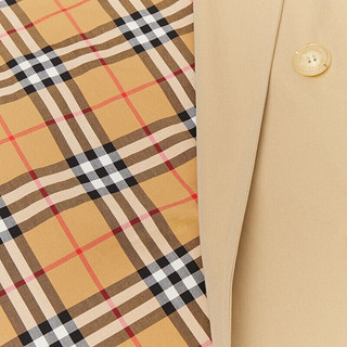 BURBERRY 博柏利 Heritage系列 Trench 男士中长款风衣 肯辛顿版型 40734831 蜜色 56