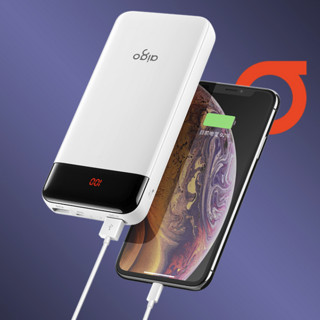 aigo 爱国者 E20000+ 移动电源 白色 20000mAh Type-C/Micro-B 15W 双向快充