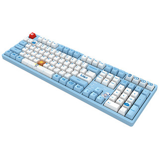 Akko 艾酷 3108 V2 哔哩哔哩 108键 有线机械键盘 蓝白 AKKO橙轴 无光