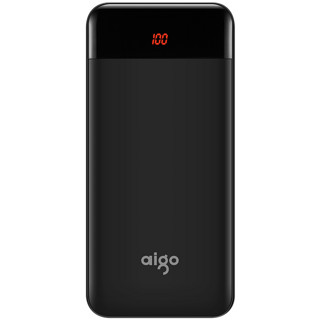 aigo 爱国者 E20000+ 移动电源 黑色 20000mAh Type-C/Micro-B 15W 双向快充