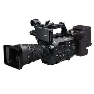 SONY 索尼 PXW-FS7H 便携式 Super 35mm 4K摄像机 +E PZ 18-110mm F4.0 G OSS 电动变焦镜头 索尼E卡口 95mm