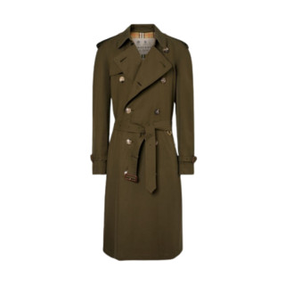 BURBERRY 博柏利 Heritage系列 Trench 男士棉质风衣 威斯敏斯特版型 40734801 深军卡其色 58