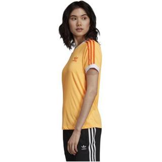 adidas ORIGINALS 3 STR TEE 女子运动T恤 ED7474 闪光橙 38