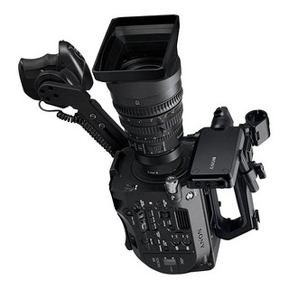 SONY 索尼 PXW-FS7H 便携式 Super 35mm 4K摄像机 +E PZ 18-110mm F4.0 G OSS 电动变焦镜头 索尼E卡口 95mm