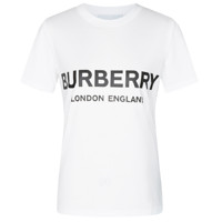 BURBERRY 博柏利 女士圆领短袖T恤 80088941 白色 S