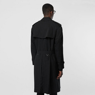 BURBERRY 博柏利 Heritage系列 Trench 男士棉质风衣 威斯敏斯特版型 40737911 黑色 50