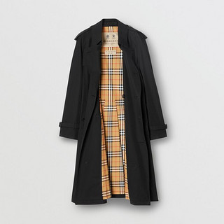 BURBERRY 博柏利 Heritage系列 Trench 男士棉质风衣 威斯敏斯特版型 40737911 黑色 50