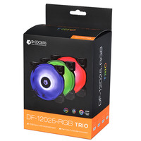 ID-COOLING DF-12025-RGB TRIO RGB 120mm 机箱散热风扇 三个装