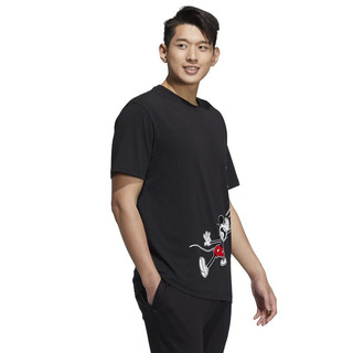 adidas NEO M MF TEE 2 Disney联名款 男子运动T恤 HF0452 黑色 XXL