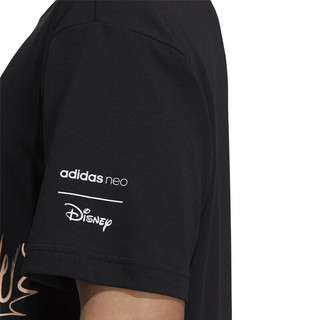 adidas NEO M MF TEE 2 Disney联名款 男子运动T恤 HF0452 黑色 XXL