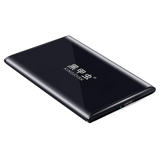 黑甲虫 SLIM系列 SLIM100 2.5英寸Micro-B便携移动机械硬盘 1TB USB3.0 子夜黑