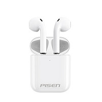 PISEN 品胜 AirBuds X6 半入耳式真无线动圈蓝牙耳机 苹果白