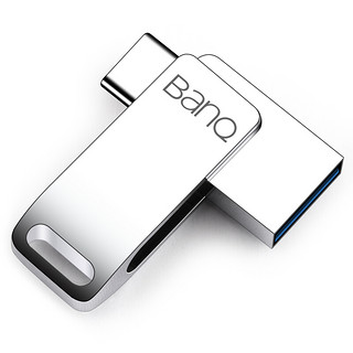 BanQ C60 高速畅销版 USB 3.0 U盘 银色 32GB USB/Type-C双口