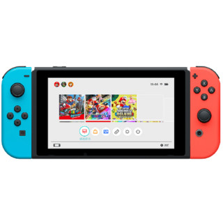 Nintendo 任天堂 Switch 国行续航增强版红蓝主机 & 马力欧卡丁车8