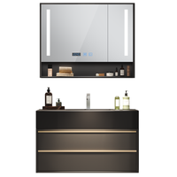  顾家家居 KUKA  G-06283 浴室柜 轻奢浴室柜套装 暮月灰 80cm