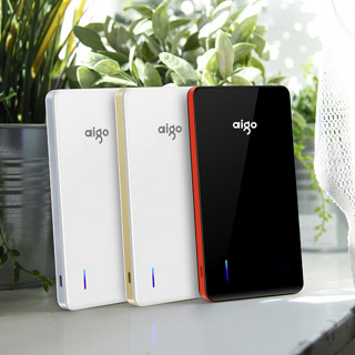 aigo 爱国者 N6 移动电源 白色灰边 10000mAh micro usb 10.5W快充