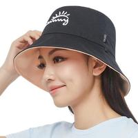 OhSunny 女士遮阳渔夫帽 SLH2M020 黑/奶杏橘